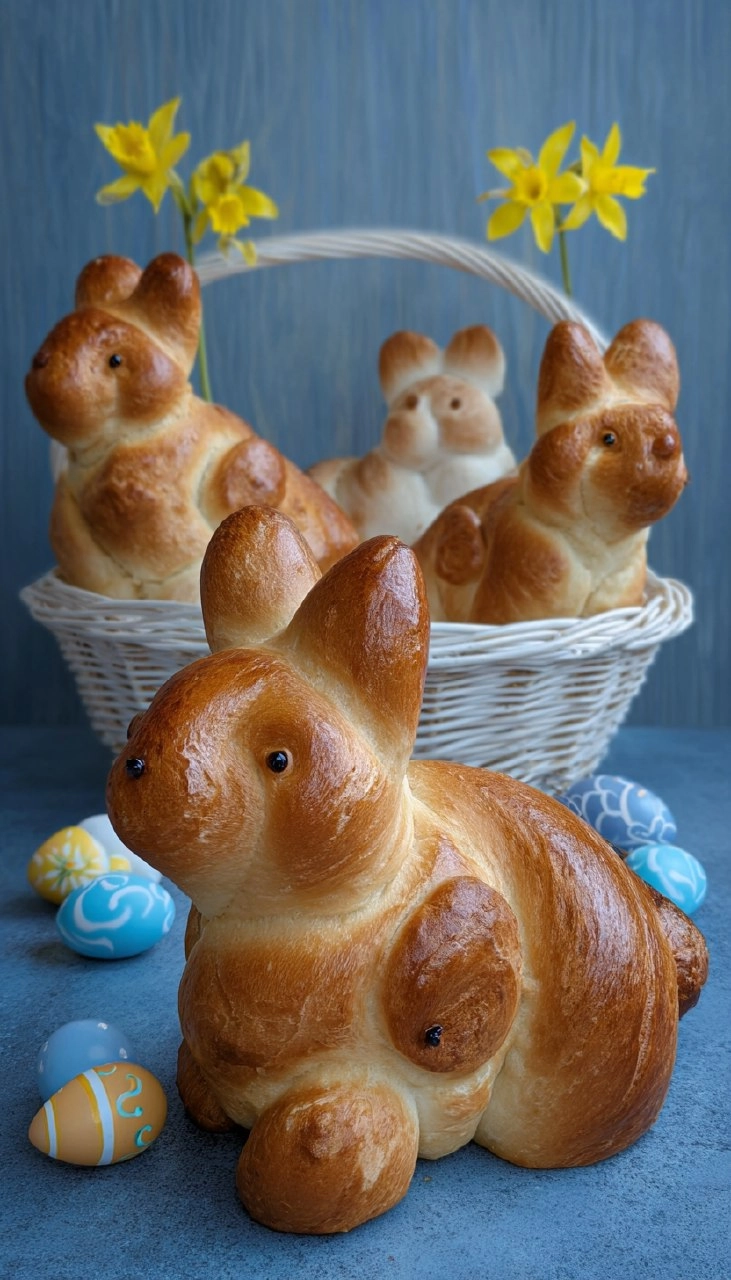 Brioches Lapins de Pâques