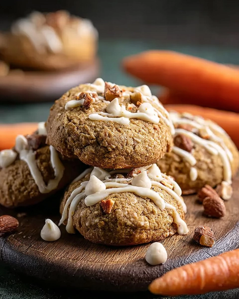 Cookies vegan à la carotte et aux noisettes