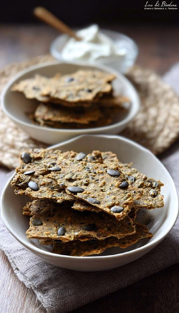 Crackers maison aux graines