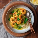 Recette-de-Crevettes-au-curry-et-lait-de-coco