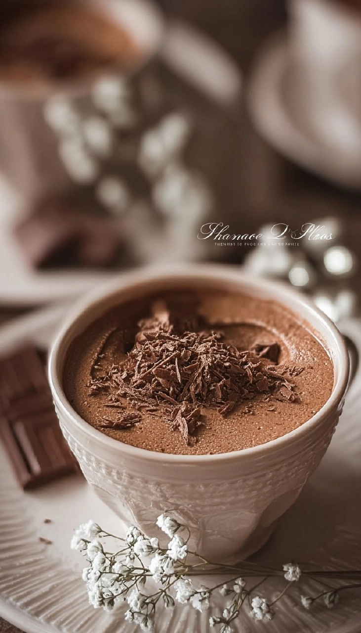 Mousse mascarpone au chocolat