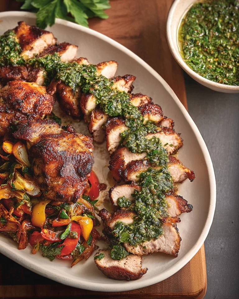 Recette-de-Poulet-au-chimichurri-sur-le-barbecue