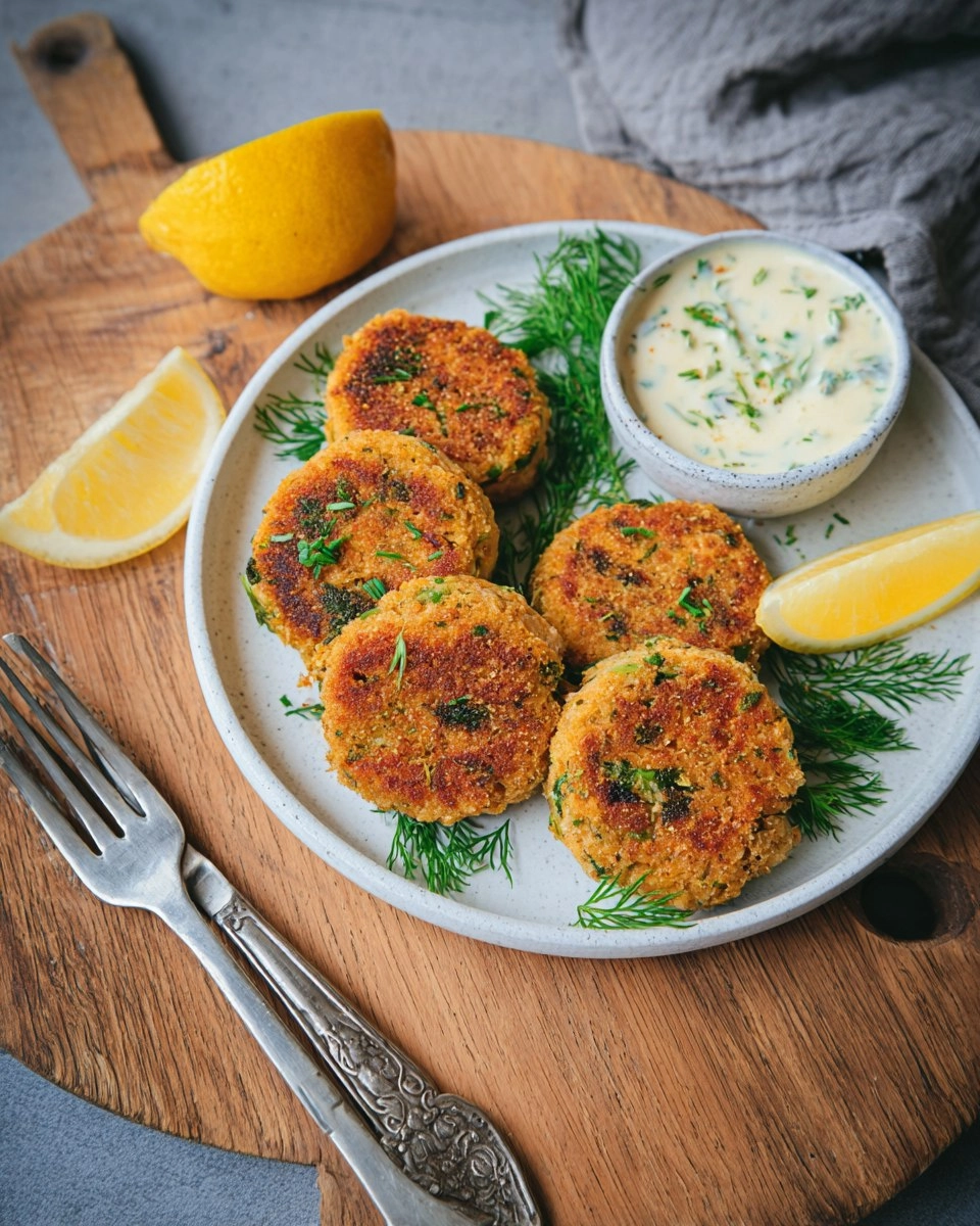 Galettes de poisson au saumon