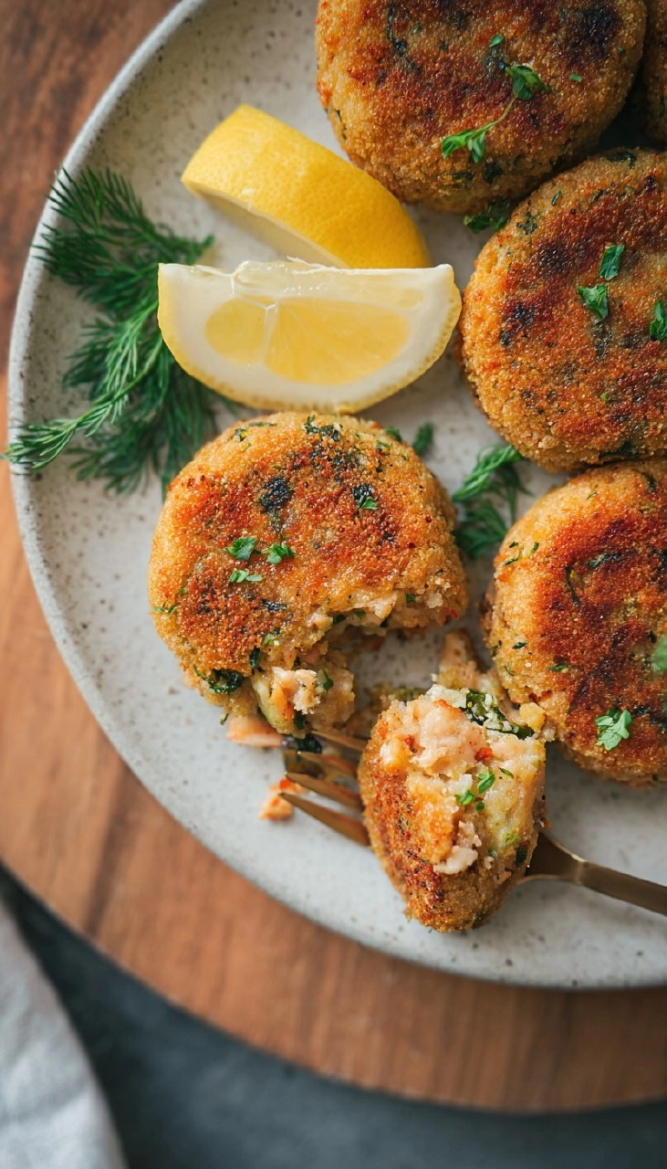 Galettes de poisson au saumon