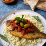 Recette-de-Filet-de-dorade-a-la-tomate-citron-confit-et-olives
