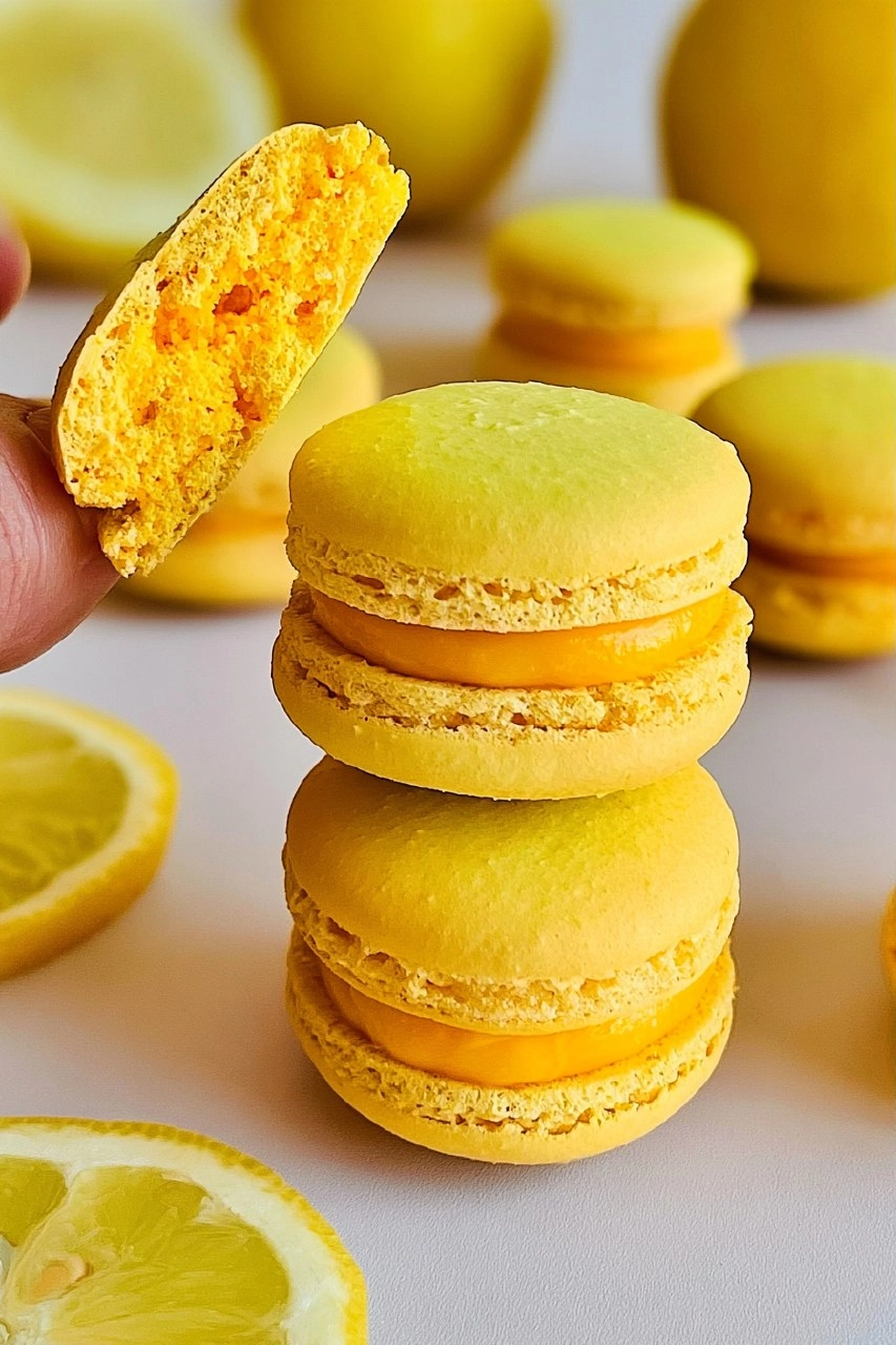 Macarons au citron