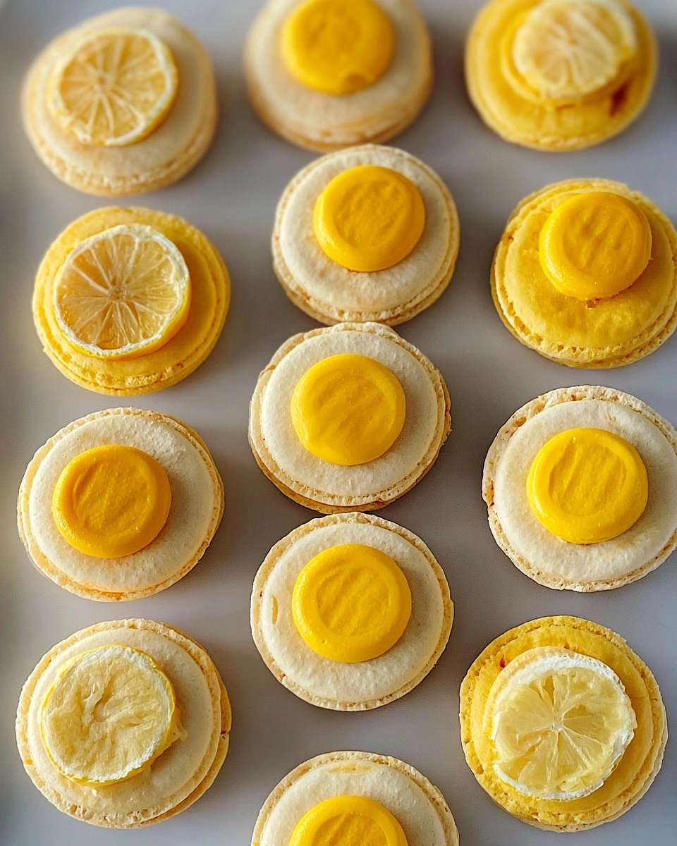Macarons au citron