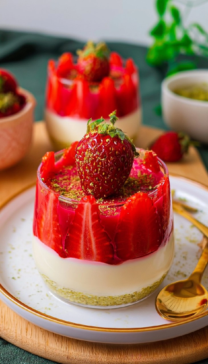 Recette-de-Panna-cotta-vanille-fraise