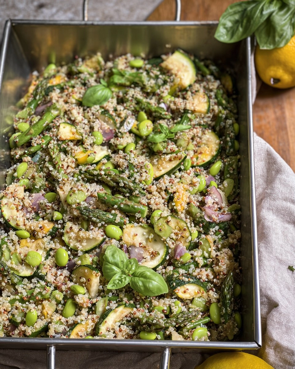 Salade protéinée quinoa, edamame & légumes rôtis