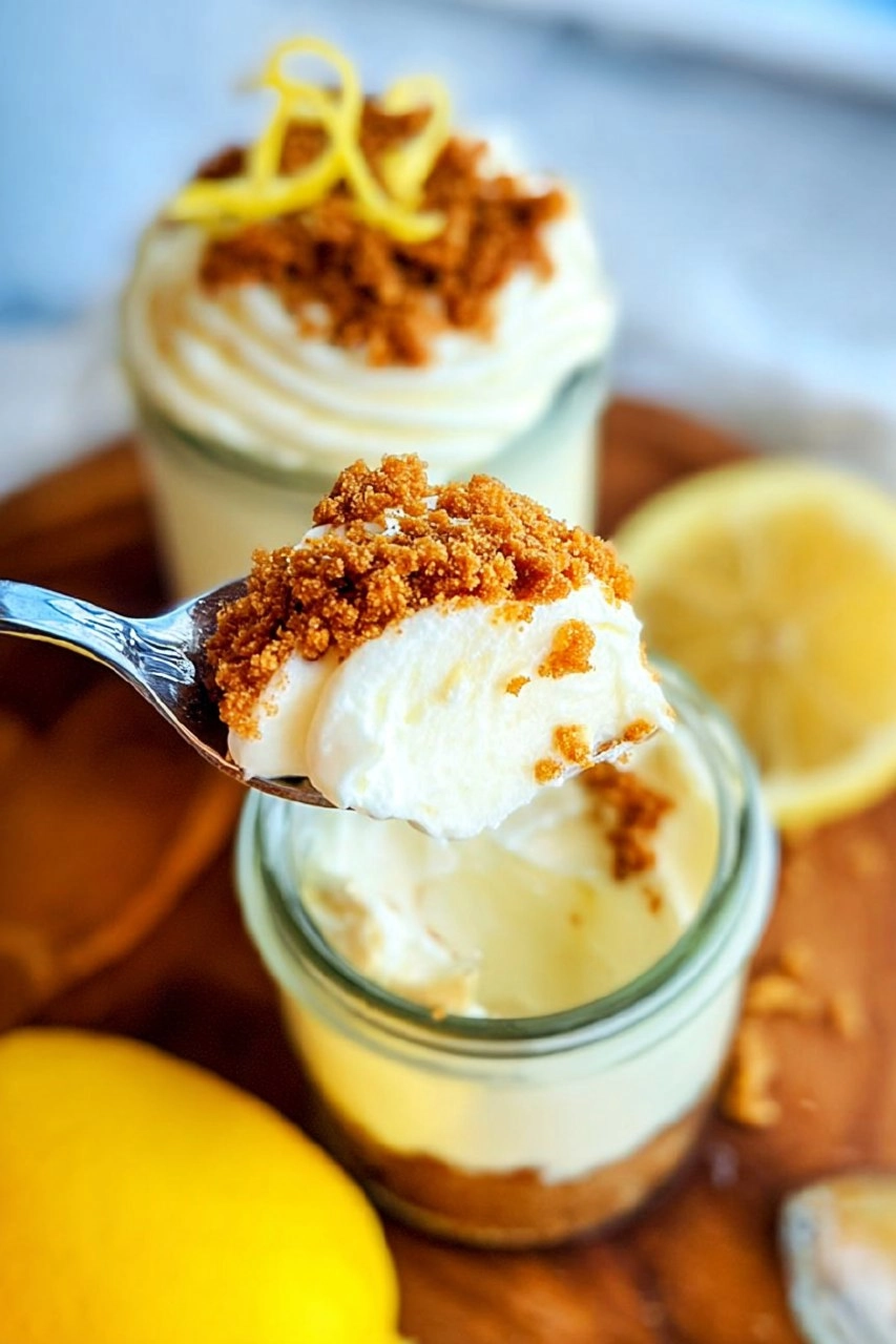 Verrine citron spéculoos