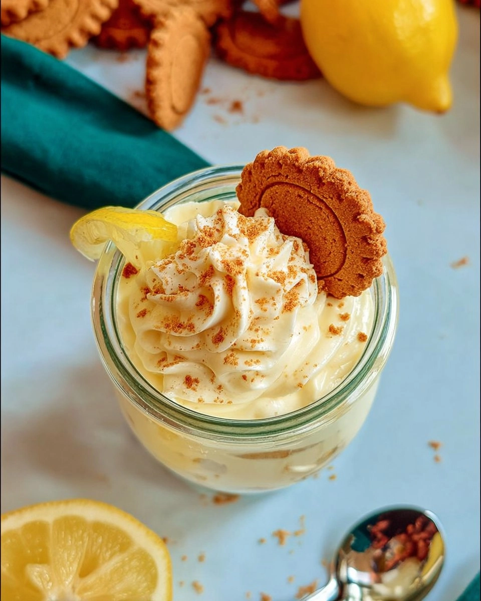 Verrine citron spéculoos